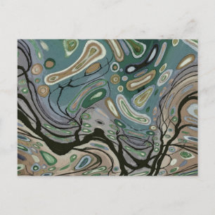 Wind - Abstrakt Postkarte