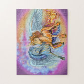 Wind and Flame unicorn pegasus~puzzle Puzzle (Vertikal)