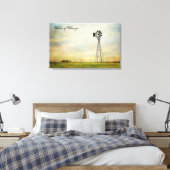 Wind aus Change Stretch Canvas Print Leinwanddruck (Insitu (Schlafzimmer))