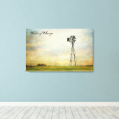 Wind aus Change Stretch Canvas Print Leinwanddruck (Insitu (Holzboden))