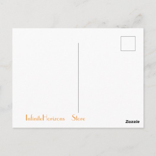 Wind Autumn Day Postcard Postkarte (Rückseite)