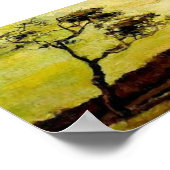 Wind-Beaten Tree (F10) Van Gogh Fine Art Poster (Ecke)