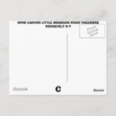 WIND CANYON POSTKARTE (Rückseite)