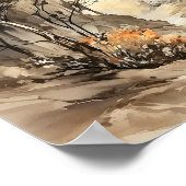Wind Cap Nassa Nationalpark California Poster (Ecke)