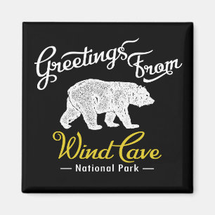 Wind Cave National Park Bear Magnet