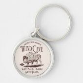 Wind Cave National Park South Dakota Est. 1903 Schlüsselanhänger (Vorne)