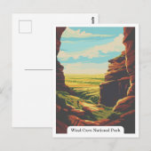 Wind Cave National Park, South Dakota USA Postkarte (Vorne/Hinten)