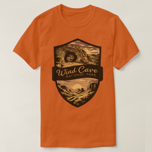 Wind Cave National Park USA T-Shirt (Design vorne)