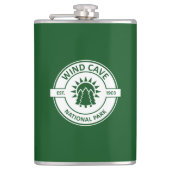 Wind Cave Nationalpark Flachmann (Vorderseite)