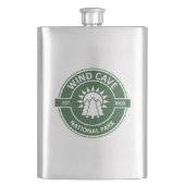 Wind Cave Nationalpark Flachmann (Vorderseite)