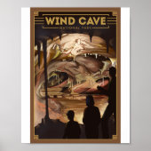 Wind Cave Nationalpark Litho Vacchini Gebäudes Poster (Vorne)