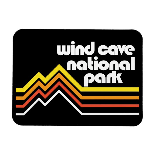 Wind Cave Nationalpark Magnet (Horizontal)