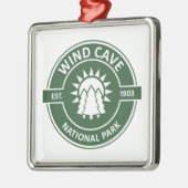 Wind Cave Nationalpark Ornament Aus Metall (Links)