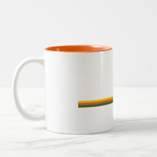 Wind Cave Nationalpark Pine Trees Zweifarbige Tasse (Links)