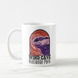 Wind Cave Nationalpark South Dakota Vintage Kaffeetasse
