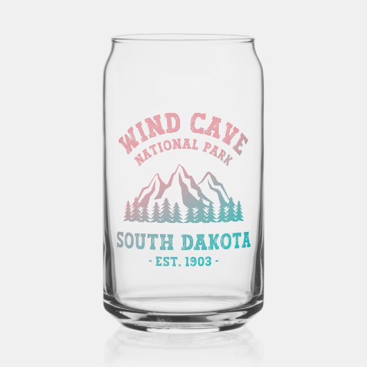 Wind Cave Nationalpark Süd Dakota Dosenglas (Vorderseite)