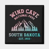 Wind Cave Nationalpark Süd Dakota Magnet (Vorne)