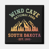 Wind Cave Nationalpark Süd Dakota Magnet (Vorne)