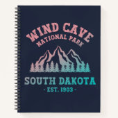 Wind Cave Nationalpark Süd Dakota Notizblock (Vorderseite)