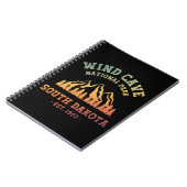 Wind Cave Nationalpark Süd Dakota Notizblock (Linke Seite)