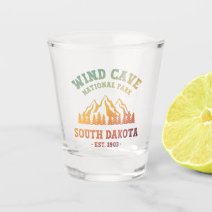 Wind Cave Nationalpark Süd Dakota Schnapsglas