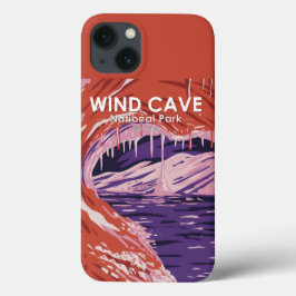 Wind Cave Nationalpark Süd Dakota Vintag Case-Mate iPhone Hülle