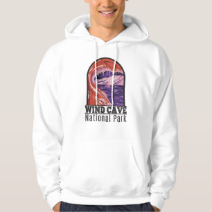 Wind Cave Nationalpark Süd Dakota Vintag Hoodie