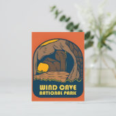 Wind Cave Nationalpark Süd Dakota Vintag Postkarte (Stehend Vorderseite)
