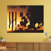 Wind Chime Golden Sunset Leinwand (Insitu (Wohnzimmer))