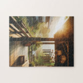 Wind Chimes on the Porch – Japanese Summer Puzzle (Horizontal)