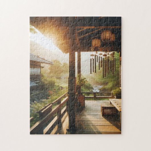 Wind Chimes on the Porch – Japanese Summer Puzzle (Vertikal)
