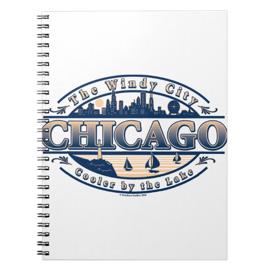 Wind City Chicago Notizblock (Vorderseite)
