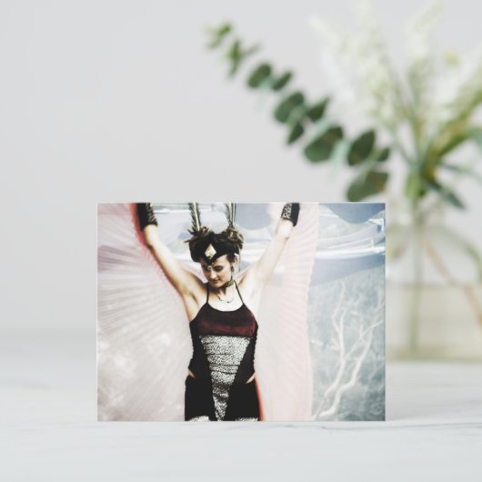 Wind Dancer Stiltwalker Postcard Postkarte (Stehend Vorderseite)