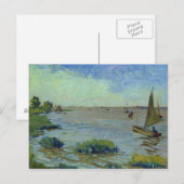 Wind Day on the Elbe, 1911 Postkarte (Vorne/Hinten)