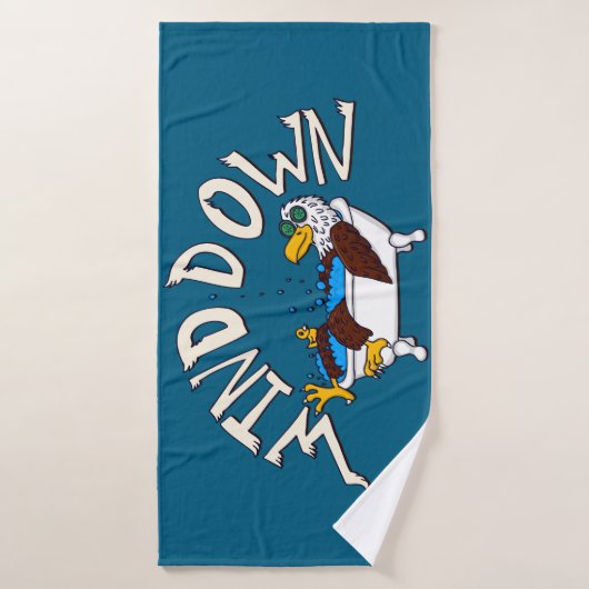 Wind Down Eagle Badehandtuch (Badehandtuch)