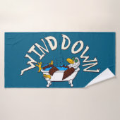 Wind Down Eagle Badehandtuch (Badehandtuch)