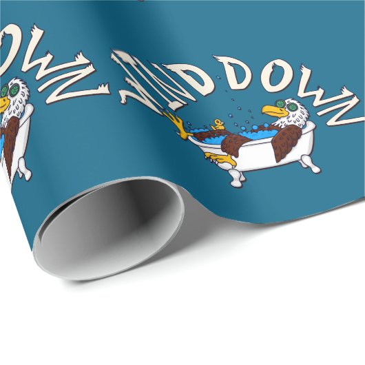 Wind Down Eagle Geschenkpapier (Rolleneckpunkt)