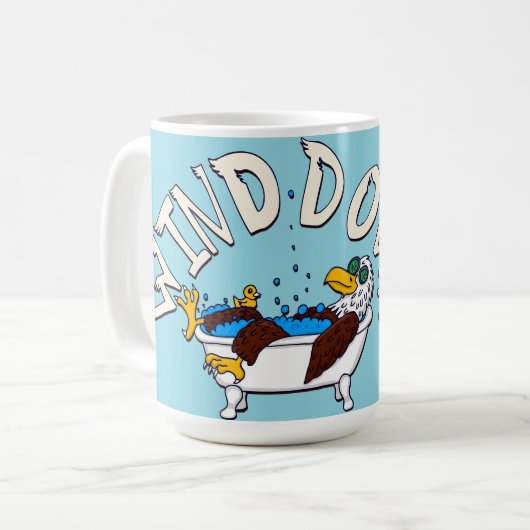 Wind Down Eagle Kaffeetasse (Vorderseite Links)
