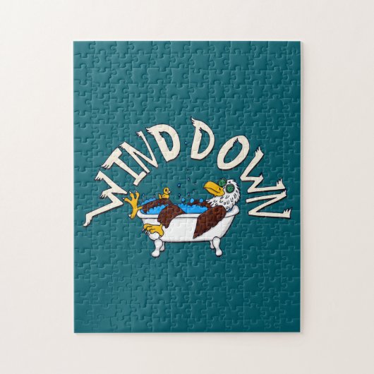 Wind Down Eagle Puzzle (Vertikal)