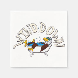 Wind Down Eagle Serviette