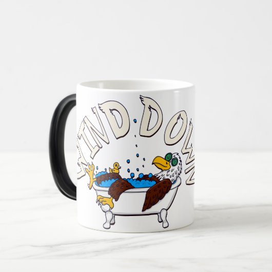 Wind Down Eagle Verwandlungstasse (Vorderseite Links)