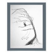 Wind durch die Bäume Fotodruck (Vorne)