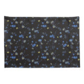 Wind durchgebranntes Blumenmuster Kissenbezug (Rückseite-Rechts)