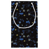 Wind durchgebranntes Blumenmuster Kleine Geschenktüte (Rückseite)