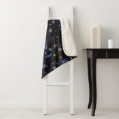 Wind durchgebranntes Blumenmuster Sherpadecke (Beispiel)