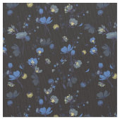 Wind durchgebranntes Blumenmuster Stoff (Nahaufnahme)