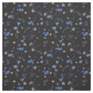 Wind durchgebranntes Blumenmuster Stoff