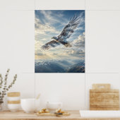 Wind Eagle Endloser Himmel Poster (Küche)