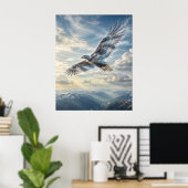 Wind Eagle Endloser Himmel Poster (Heimbüro)