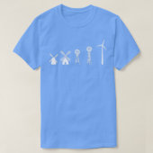 wind energy evolution windmill 1 T-Shirt (Design vorne)
